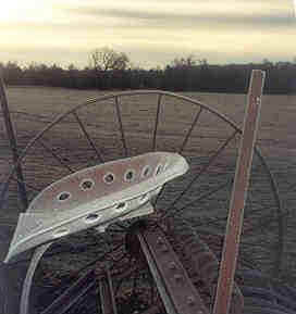 A frosty morning down Brushy Rd, Oden.