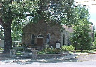 Mt. Ida Methodist Church on Whittington St. Photo courtesy of Bill Ray.  June 2001