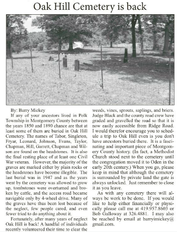 Montgomery County News 7 June 2012