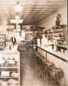 Whittington's Pharmacy now City Drugs and Soda Fountain.  Bars stools and counter still in use, date back to 1910.