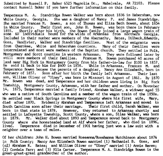 The Arkansas family Historian - Arkansas Genealogical Society Vol.25 No.3 Sept 1987