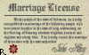 marriage license