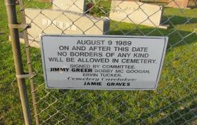 7479 Union Bapt Church Cem contact sign sm