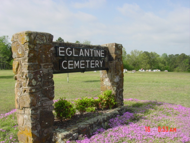 Eglantine Cemetery sign