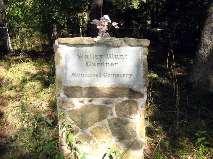 Gardner Cemetery sign