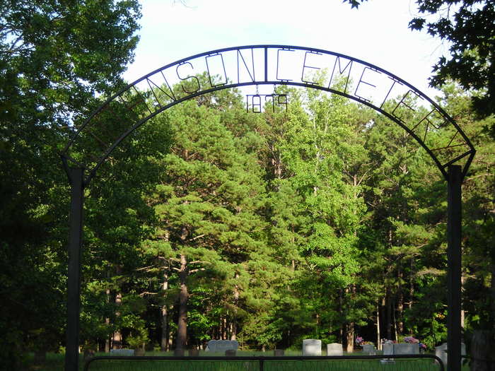 Johnson Cemetery gate, Van Buren County, Arkansas