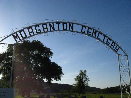 Morganton Cemetery gate, Van Buren County, Arkansas