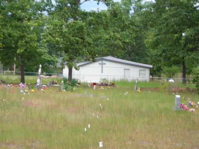 Shady Grove Cemetery chapel, Searcy County, Arkansas
