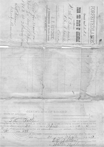 Certificate of Record