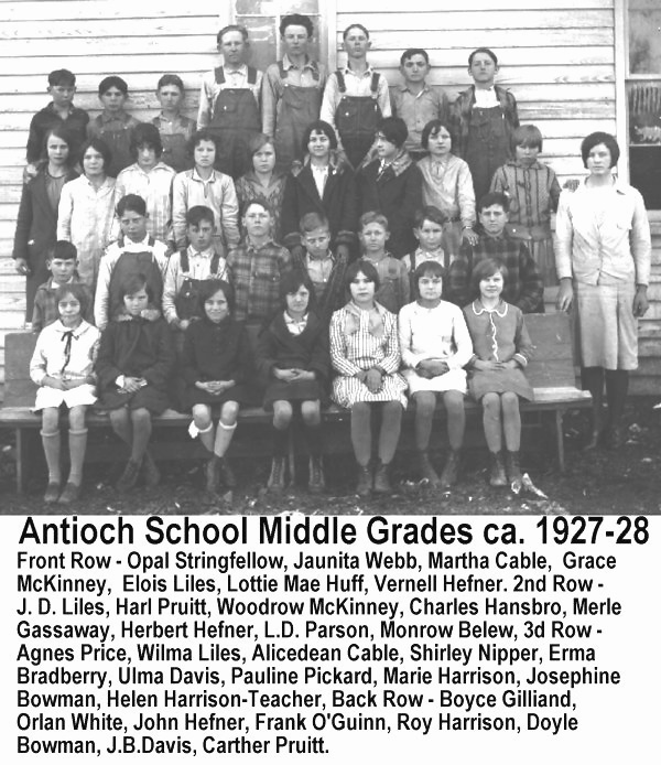 1927/28 Antioch Middle Grades