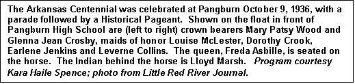 Picture of Pangburn Centennial Celebration 
