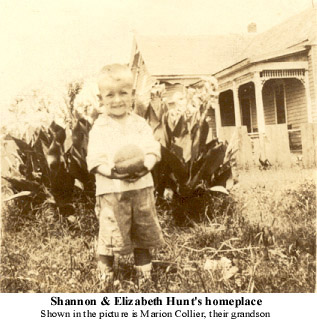 Shannon and Elizabeth Hunt's homeplace