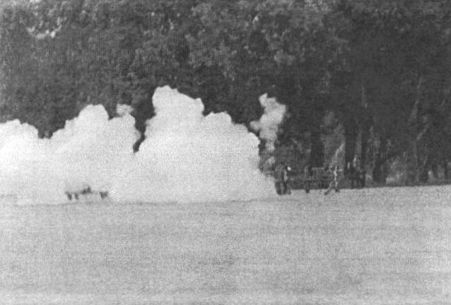 Smoke on the battlefield