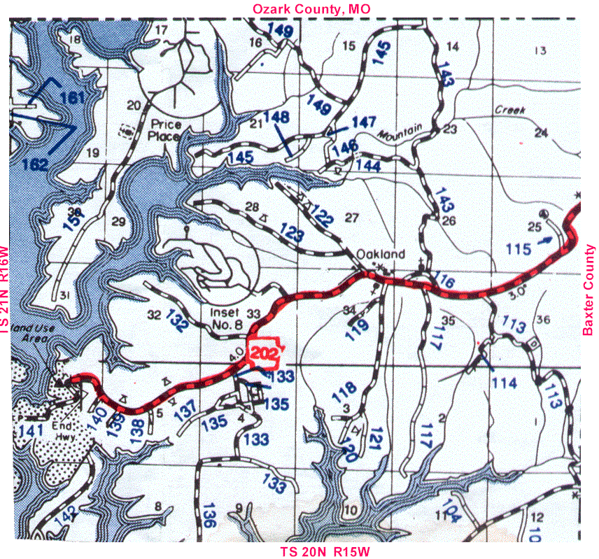 Township 21N, Range 15W Map
