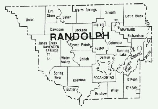 Randolph County Townships.
